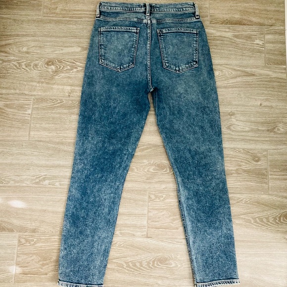 Agolde Nico High Rise Slim Blue Jeans in Retreat Wash / Size 27 - Picture 3 of 8